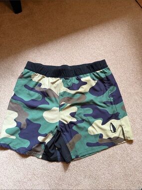 Men's Athletic Camo Training Shorts